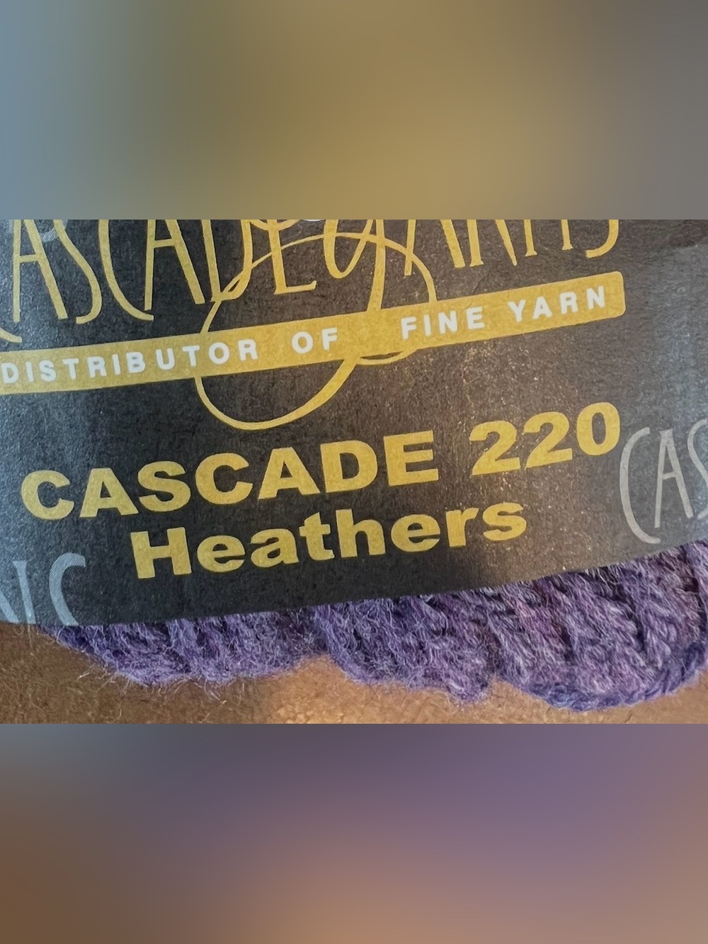 Cascade 220 Heathers Yarn in Purple 2450 Lot of 5 new - Picture 2 of 4